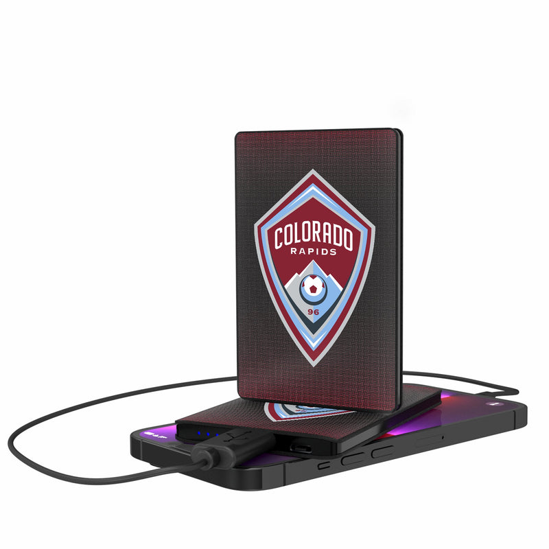 Colorado Rapids  Linen 2500mAh Credit Card Powerbank