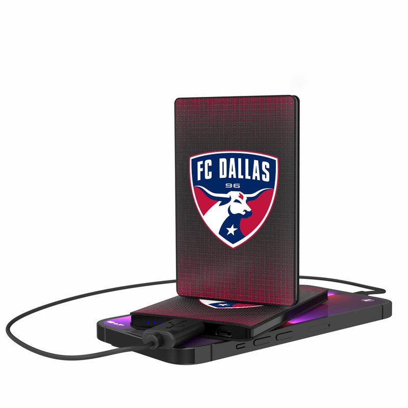 FC Dallas  Linen 2500mAh Credit Card Powerbank