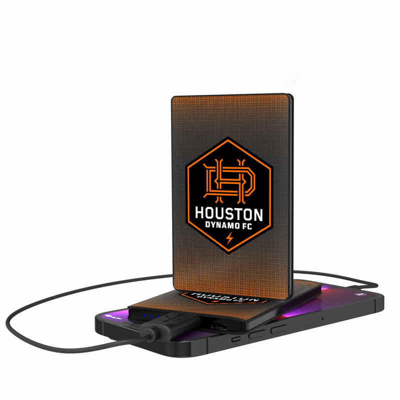 Houston Dynamo  Linen 2500mAh Credit Card Powerbank