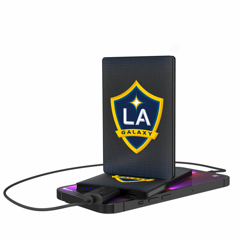 LA Galaxy  Linen 2500mAh Credit Card Powerbank