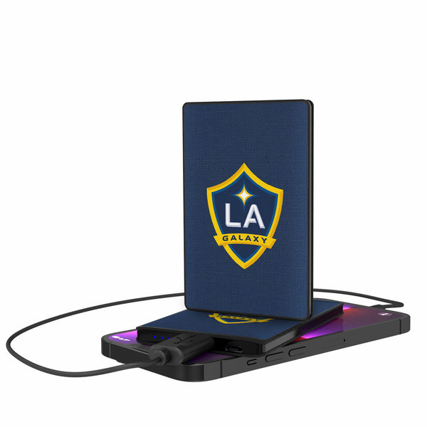 LA Galaxy  Solid 2500mAh Credit Card Powerbank