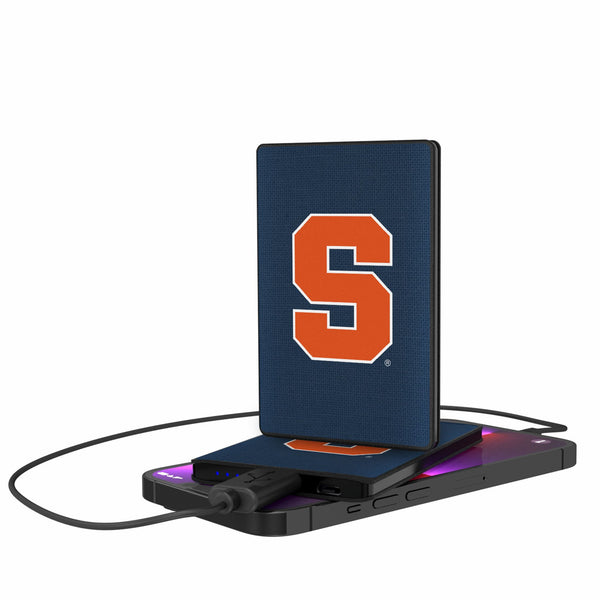 Syracuse University Orange Solid 2500mAh Credit Card Powerbank