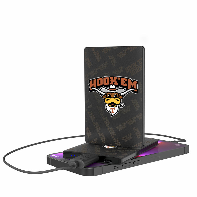 University of Texas Longhorns Quadtile 2500mAh Credit Card Powerbank