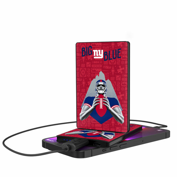 New York Giants 2024 Illustrated Limited Edition 2500mAh Credit Card Powerbank
