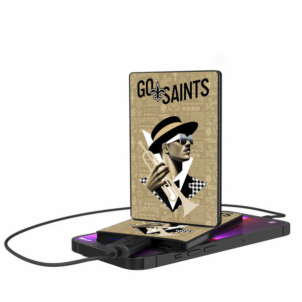 New Orleans Saints 2024 Illustrated Limited Edition 2500mAh Credit Card Powerbank