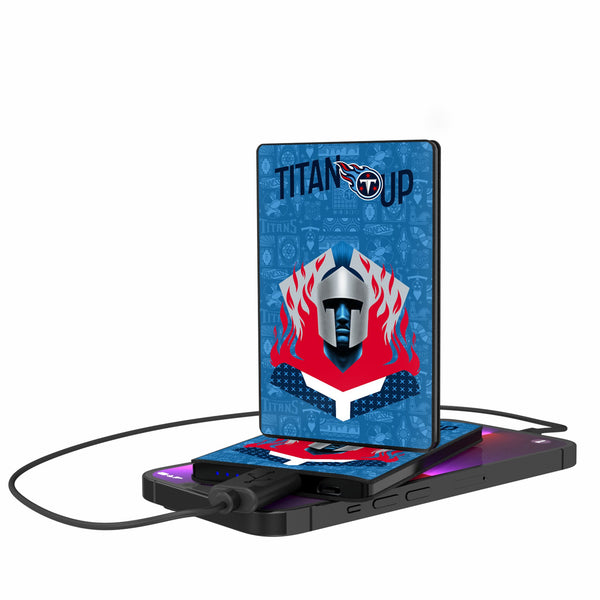 Tennessee Titans 2024 Illustrated Limited Edition 2500mAh Credit Card Powerbank