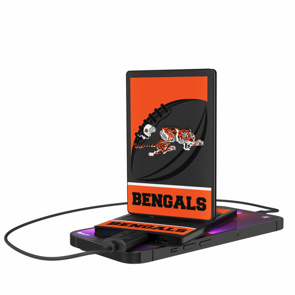 Cincinnati Bengals Historic Collection Passtime 2500mAh Credit Card Powerbank