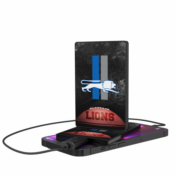 Detroit Lions Retro Legendary 2500mAh Credit Card Powerbank