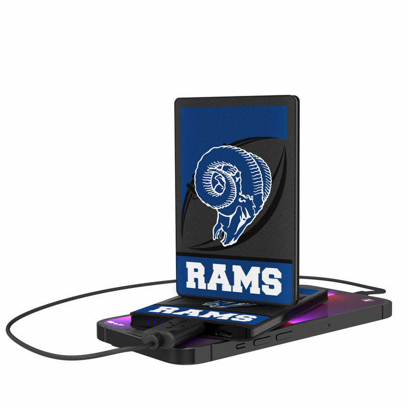 Los Angeles Rams Historic Collection Passtime 2500mAh Credit Card Powerbank