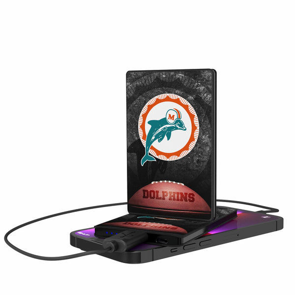 Miami Dolphins 1966-1973 Historic Collection Legendary 2500mAh Credit Card Powerbank