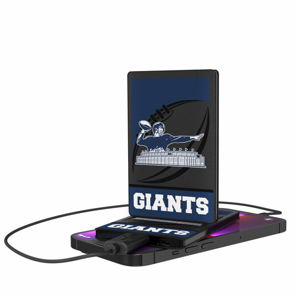 New York Giants 1960-1966 Historic Collection Passtime 2500mAh Credit Card Powerbank