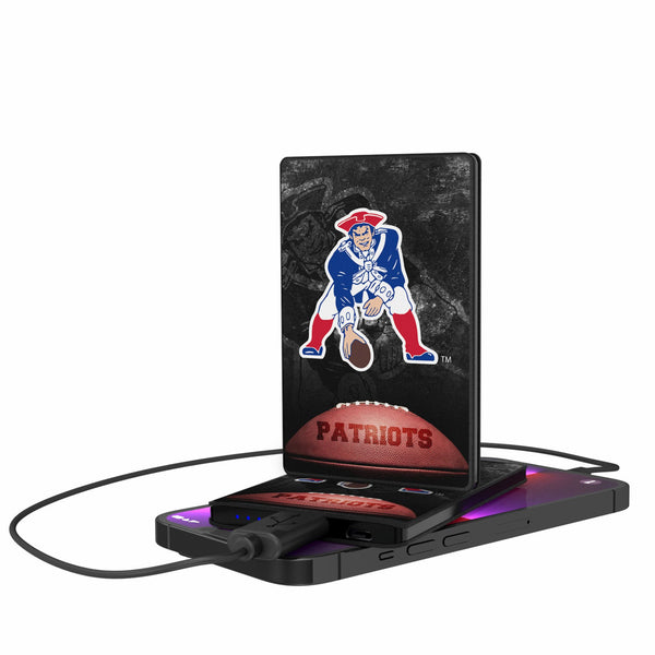 New England Patriots Historic Collection Legendary 2500mAh Credit Card Powerbank