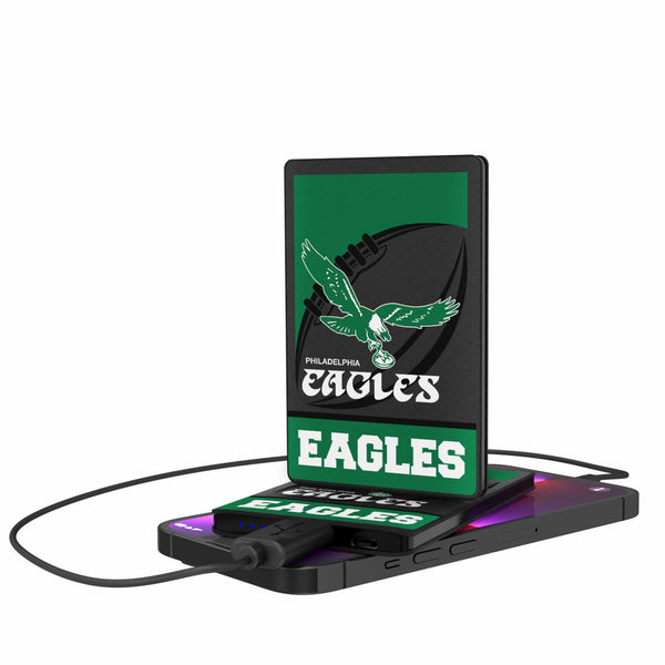 Philadelphia Eagles 1973-1995 Historic Collection Passtime 2500mAh Credit Card Powerbank