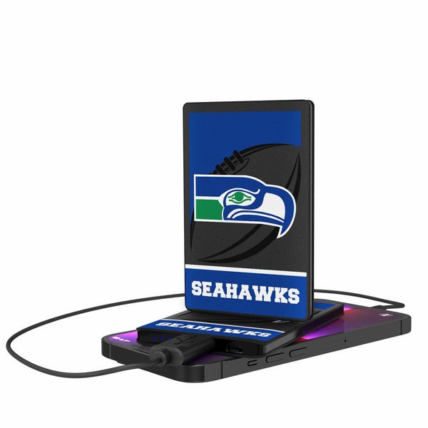 Seattle Seahawks Historic Collection Passtime 2500mAh Credit Card Powerbank