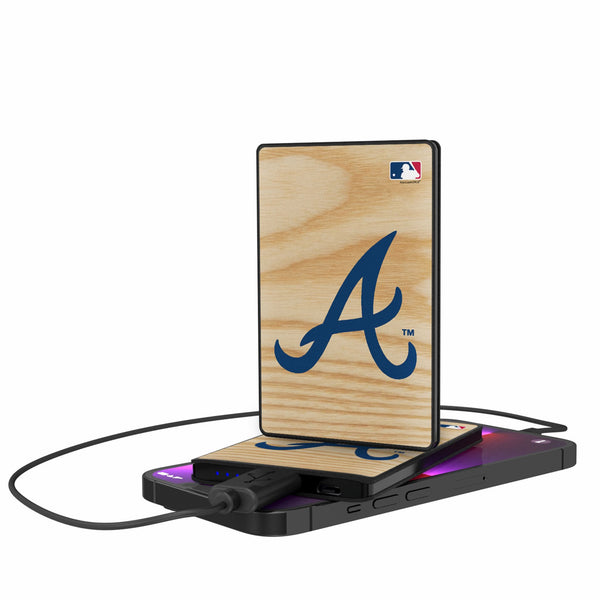 Atlanta Braves Baseball Bat 2500mAh Credit Card Powerbank