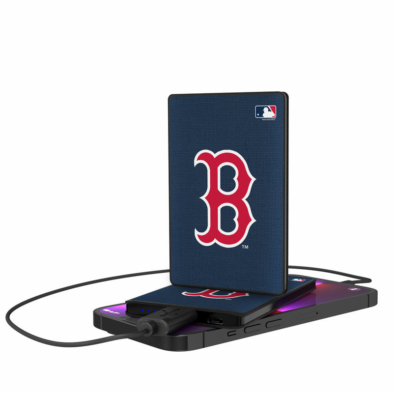 Boston Red Sox Solid 2500mAh Credit Card Powerbank