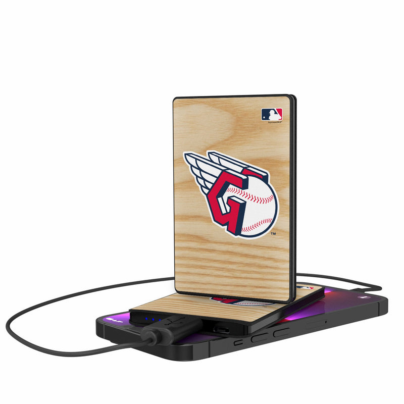 Cleveland Guardians Baseball Bat 2500mAh Credit Card Powerbank