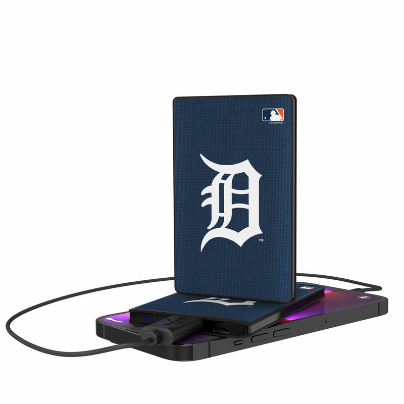 Detroit Tigers Solid 2500mAh Credit Card Powerbank