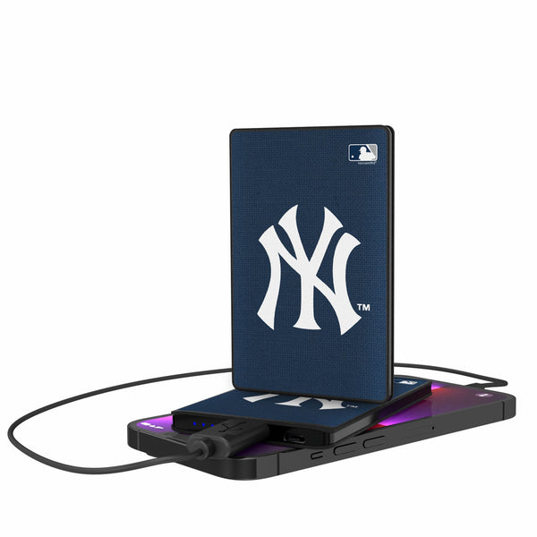 New York Yankees Solid 2500mAh Credit Card Powerbank