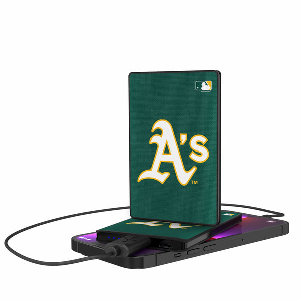 Oakland Athletics Solid 2500mAh Credit Card Powerbank