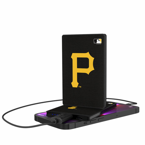 Pittsburgh Pirates Solid 2500mAh Credit Card Powerbank