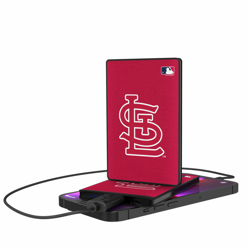 St Louis Cardinals Solid 2500mAh Credit Card Powerbank