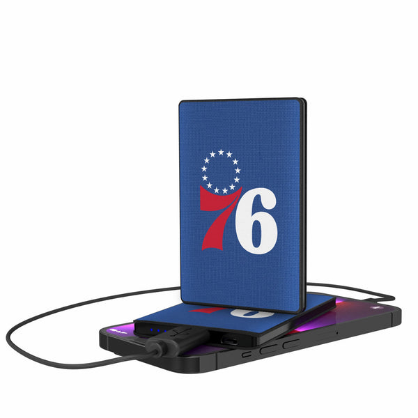 Philadelphia 76ers Solid 2500mAh Credit Card Powerbank