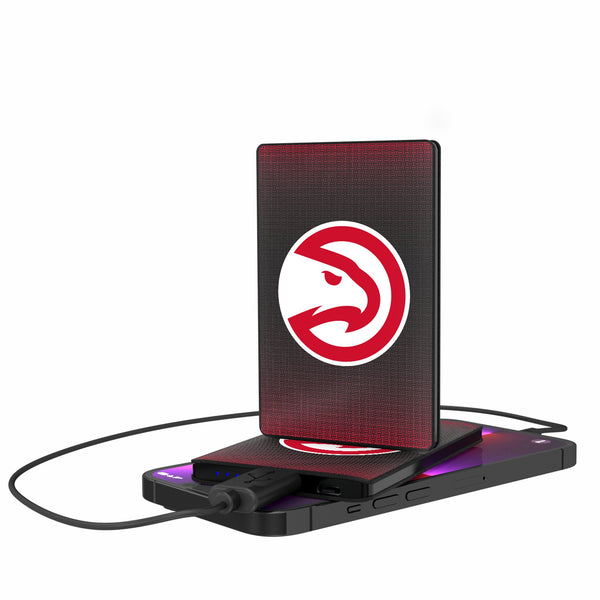 Atlanta Hawks Linen 2500mAh Credit Card Powerbank