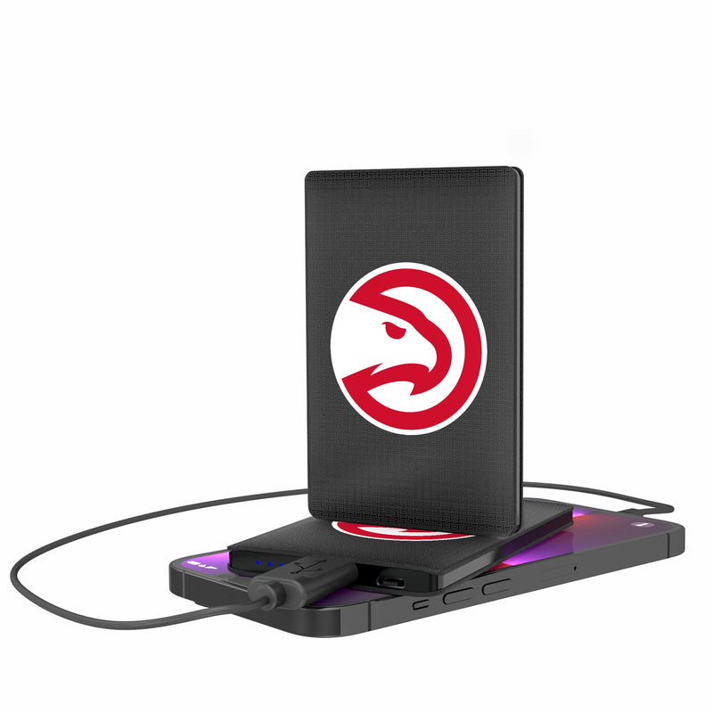 Atlanta Hawks Linen 2500mAh Credit Card Powerbank