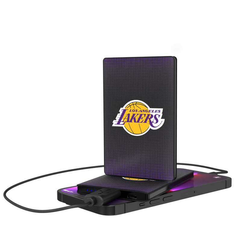 Los Angeles Lakers Linen 2500mAh Credit Card Powerbank