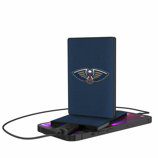 New Orleans Pelicans Solid 2500mAh Credit Card Powerbank