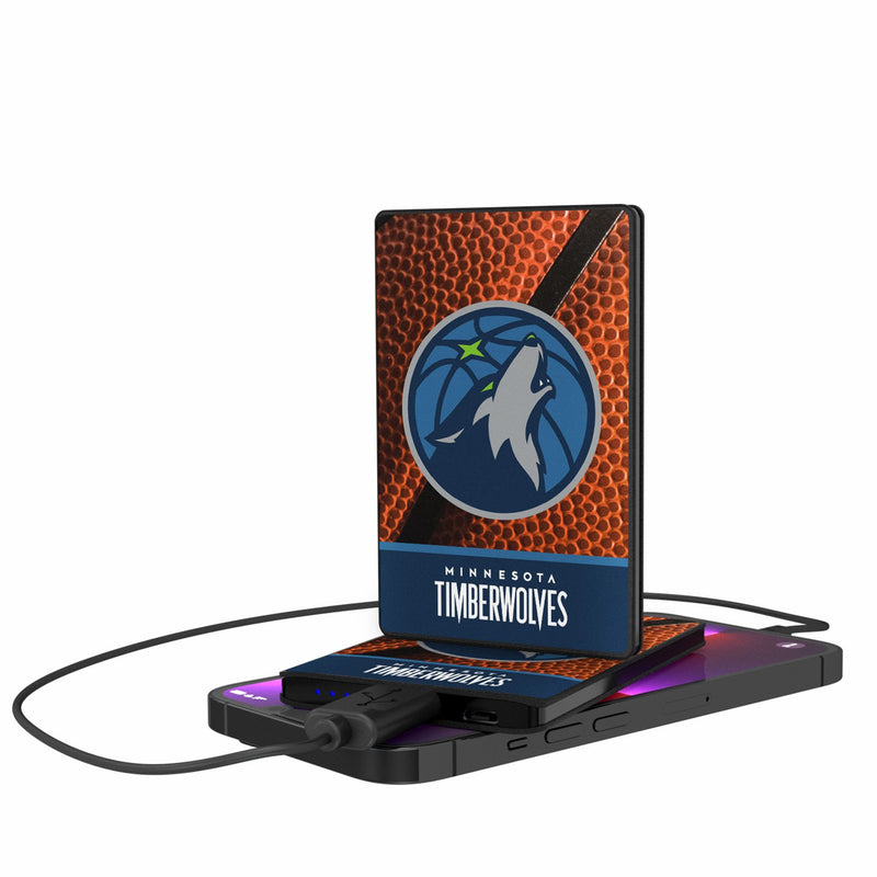 Minnesota Timberwolves Basketball 2500mAh Credit Card Powerbank