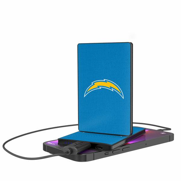 Los Angeles Chargers Solid 2500mAh Credit Card Powerbank