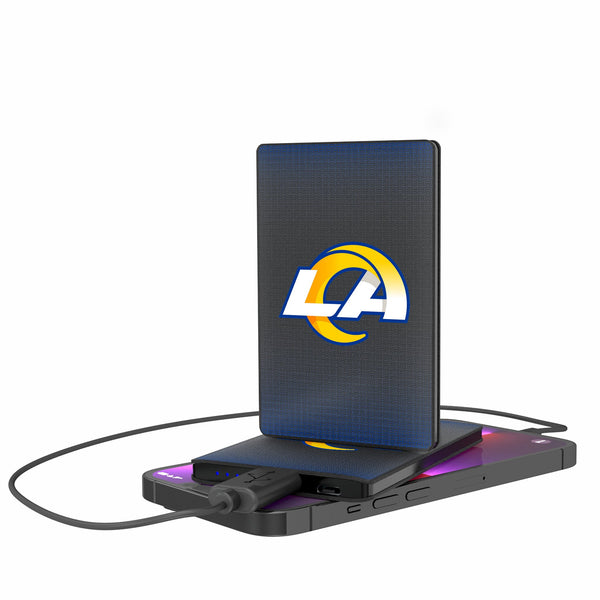 Los Angeles Rams Linen 2500mAh Credit Card Powerbank