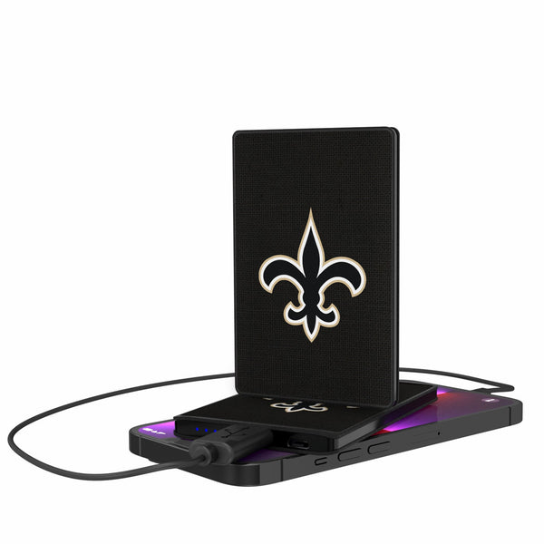 New Orleans Saints Solid 2500mAh Credit Card Powerbank