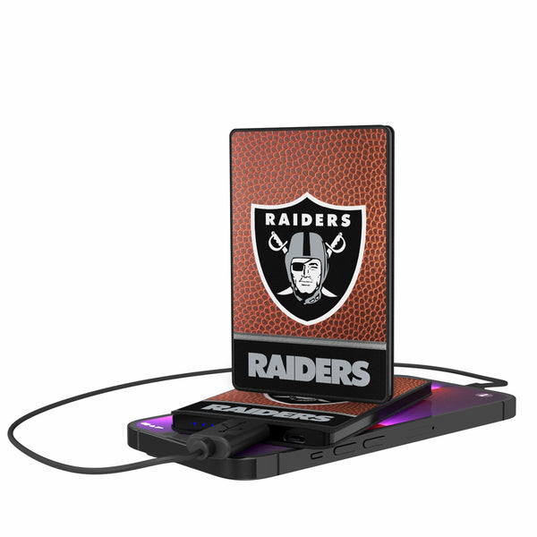 Las Vegas Raiders Football Wordmark 2500mAh Credit Card Powerbank