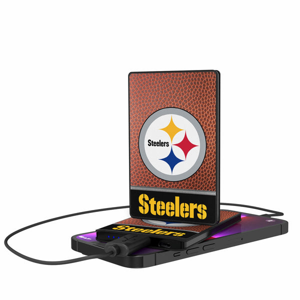 Pittsburgh Steelers Football Wordmark 2500mAh Credit Card Powerbank