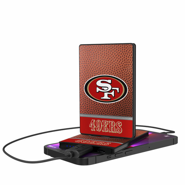 San Francisco 49ers Football Wordmark 2500mAh Credit Card Powerbank