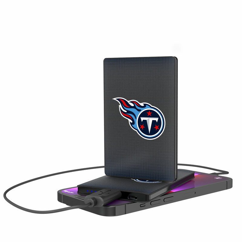 Tennessee Titans Linen 2500mAh Credit Card Powerbank