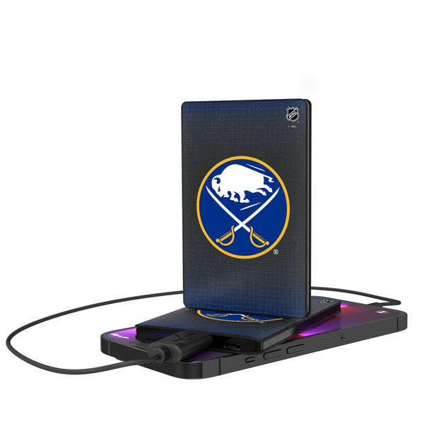 Buffalo Sabres Linen 2500mAh Credit Card Powerbank