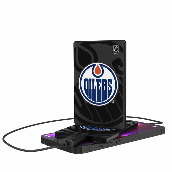 Edmonton Oilers Monocolor Tilt 2500mAh Credit Card Powerbank