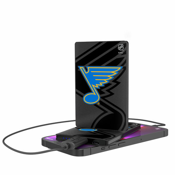 St. Louis Blues Monocolor Tilt 2500mAh Credit Card Powerbank