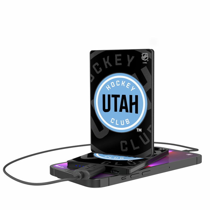 Utah Hockey Club Monocolor Tilt 2500mAh Credit Card Powerbank