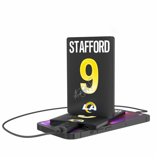 Matthew Stafford Los Angeles Rams 9 Ready 2500mAh Credit Card Powerbank