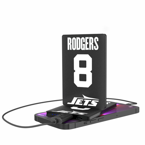 Aaron Rodgers New York Jets 8 Ready 2500mAh Credit Card Powerbank