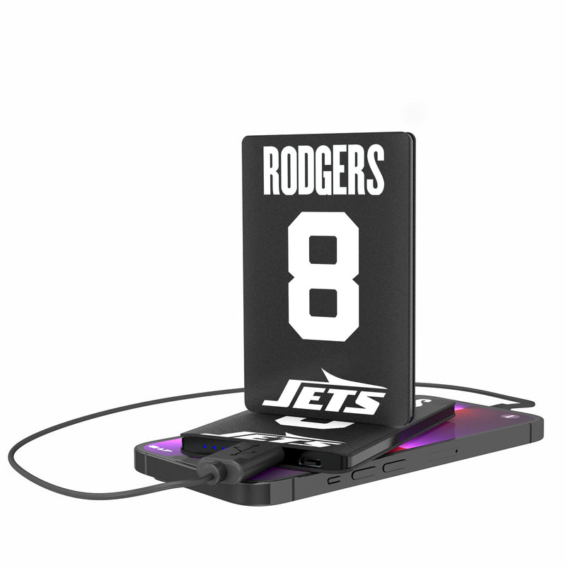 Aaron Rodgers New York Jets 8 Ready 2500mAh Credit Card Powerbank