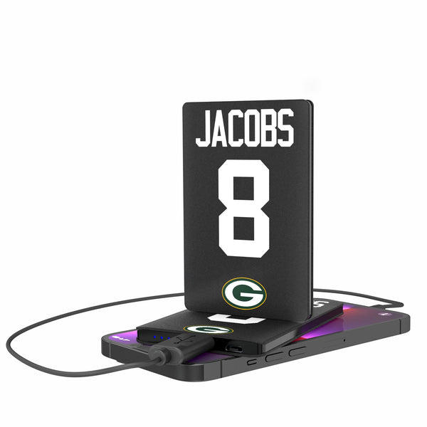 Josh Jacobs Green Bay Packers 8 Ready 2500mAh Credit Card Powerbank
