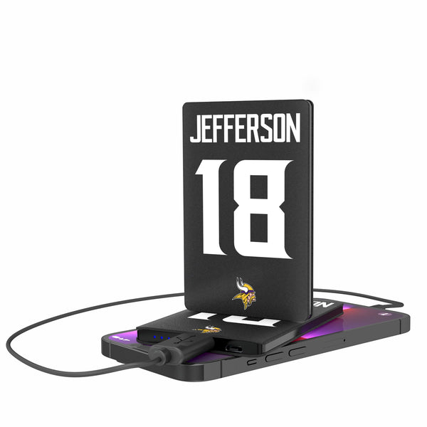 Justin Jefferson Minnesota Vikings 18 Ready 2500mAh Credit Card Powerbank