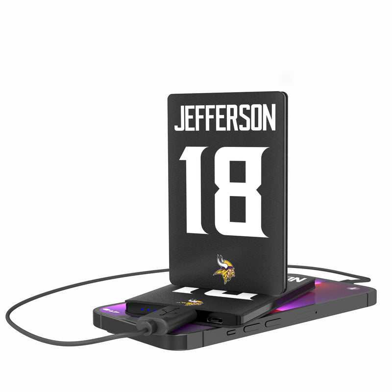 Justin Jefferson Minnesota Vikings 18 Ready 2500mAh Credit Card Powerbank