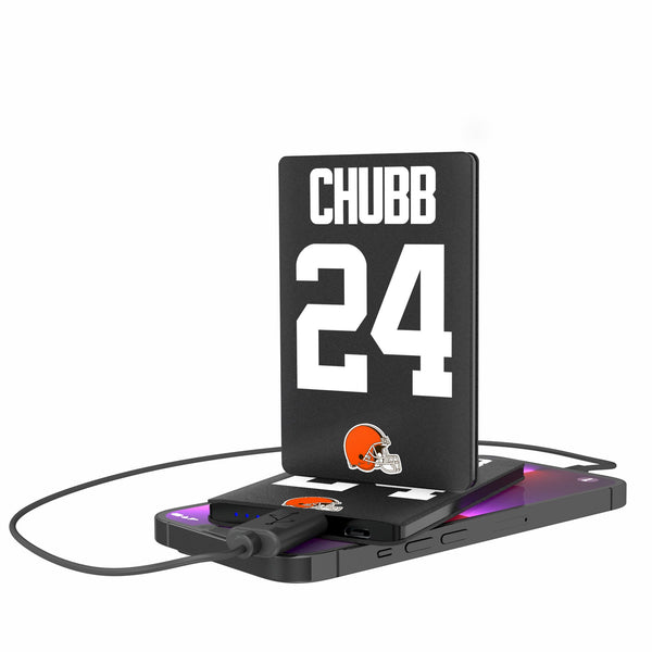 Nick Chubb Cleveland Browns 24 Ready 2500mAh Credit Card Powerbank